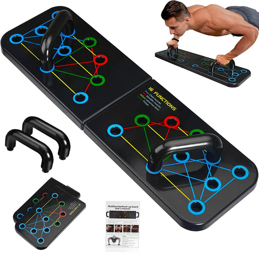 Upgraded Push up Board,  22 in 1 Home Workout Equipment, Strength Training Pushup Stands, Chest Muscle Exercise Professional Equipment Strength Training Arm Men & Women Weights, Gift for Boyfriend