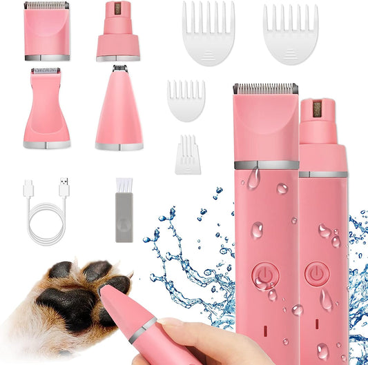 Dog Grooming Clippers Kit Dog Hair Clipper-Low Noise Pet Clippers